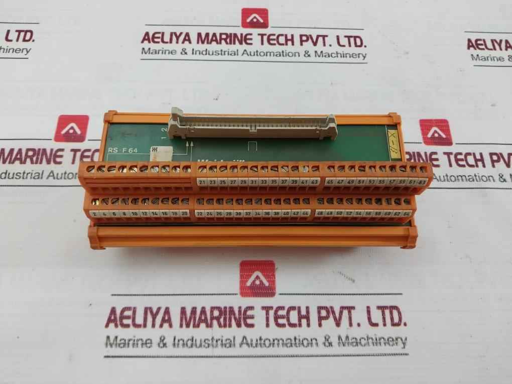 Weidmuller Rs-f 64 Interface Module 250V Ac 412906-2