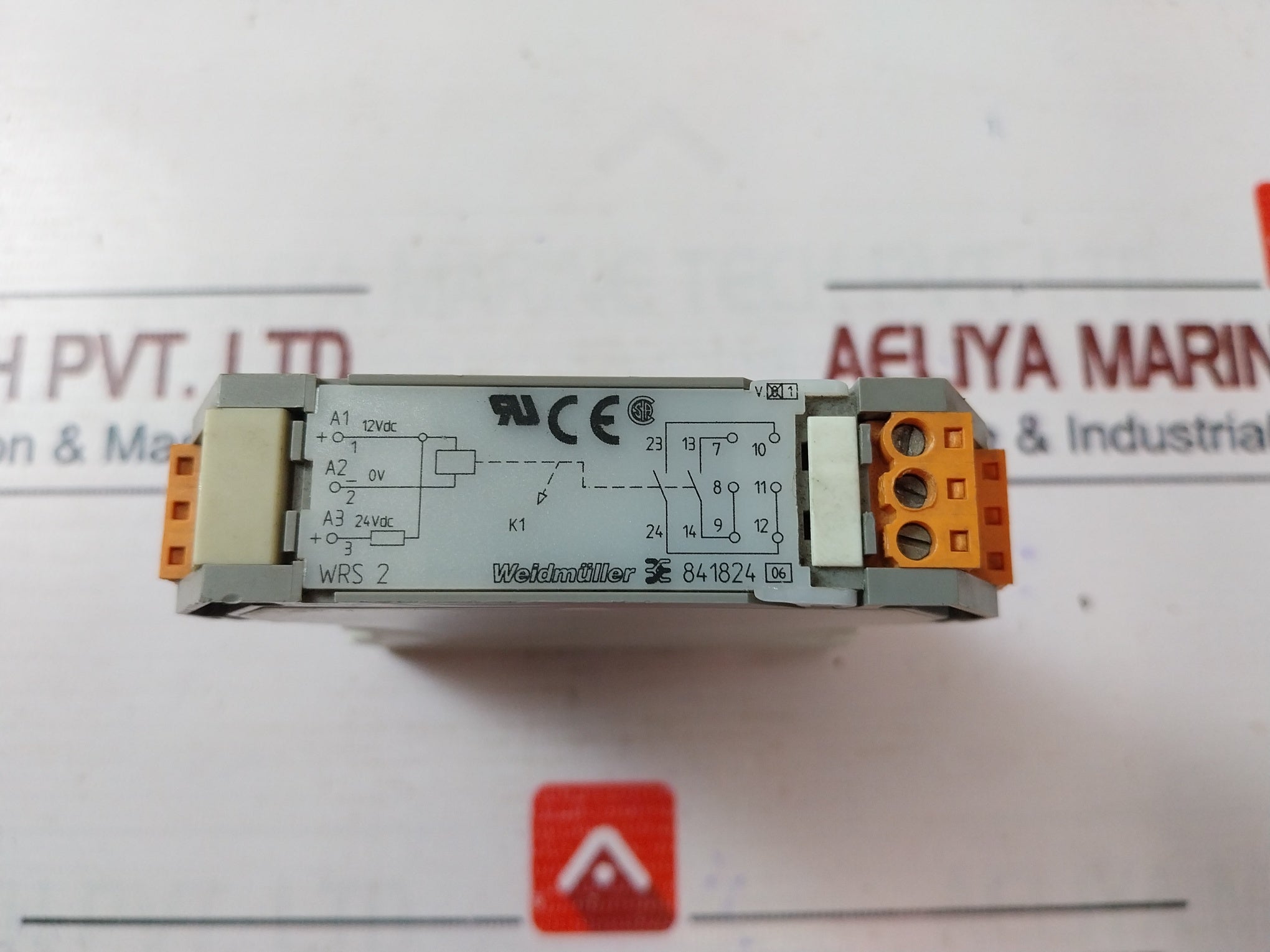 Weidmuller Wrs 2 Relay 12/24 Vdc