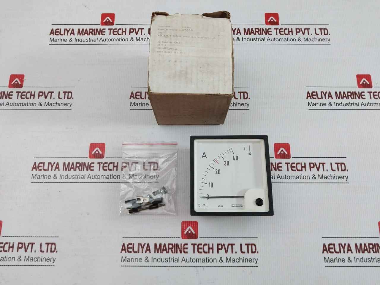 Weigel Ac Moving-iron Panel Ammeter Eq96Kl
