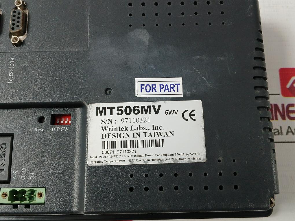 Weintek Mt506Mv Lcd Touch Screen Display Panel 0-45C 10-90%