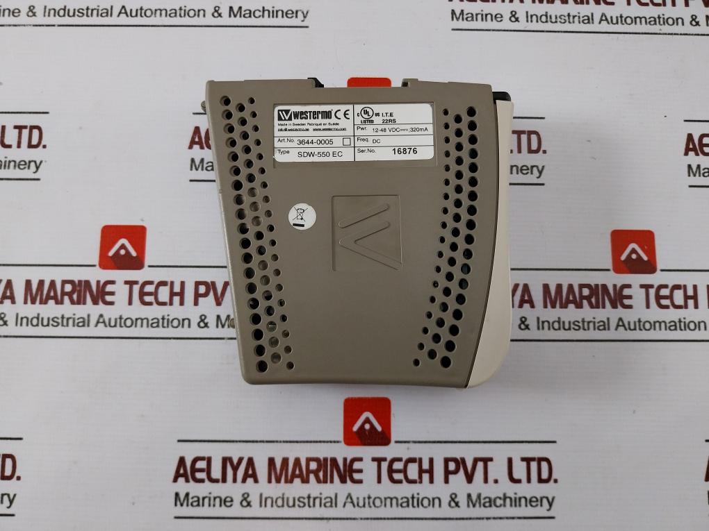 Westermo Sdw-550 Ec 5-port Industrial Ethernet Switch 3644-0005 12-48 Vdc 