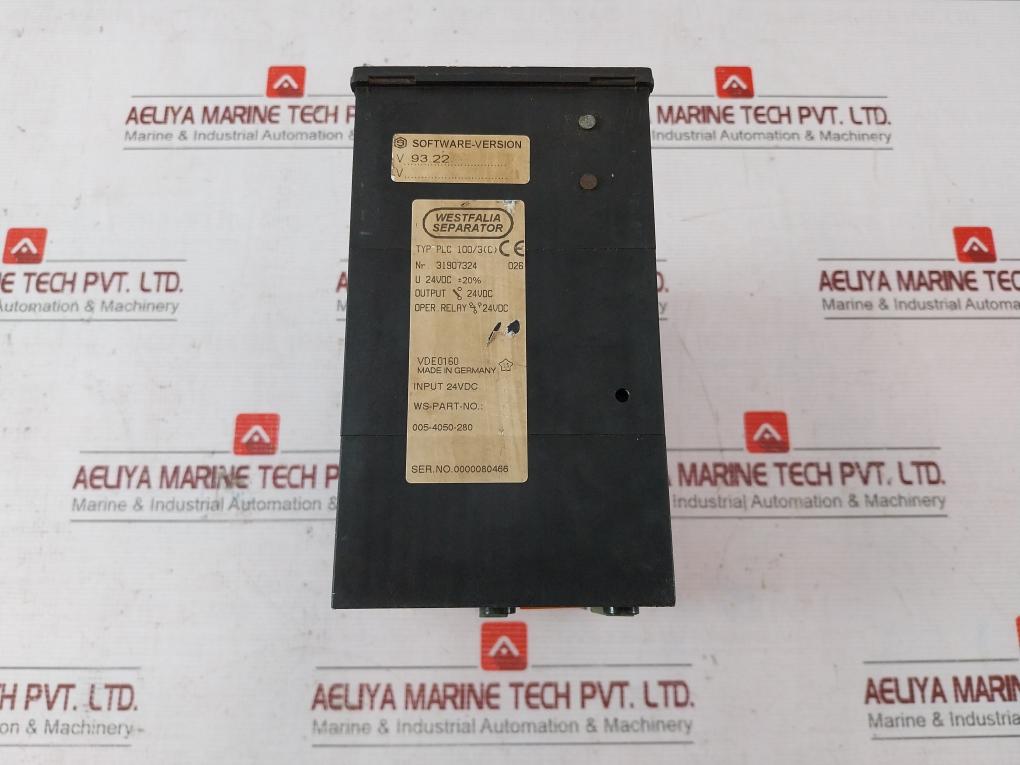 Westfalia Separator Plc 100/3(C) Controller Unit 31907324 (Not Working) - Aeliya Marine Tech