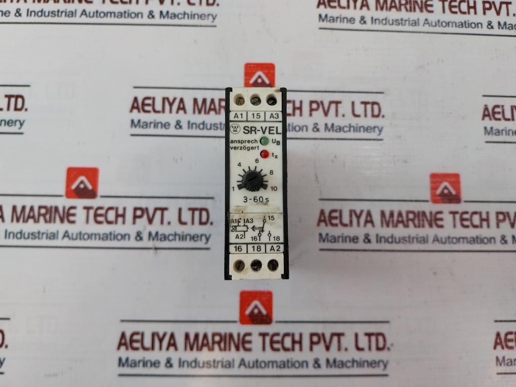 Westinghouse SR-VEL Response Time Delay Relay 3-60 S