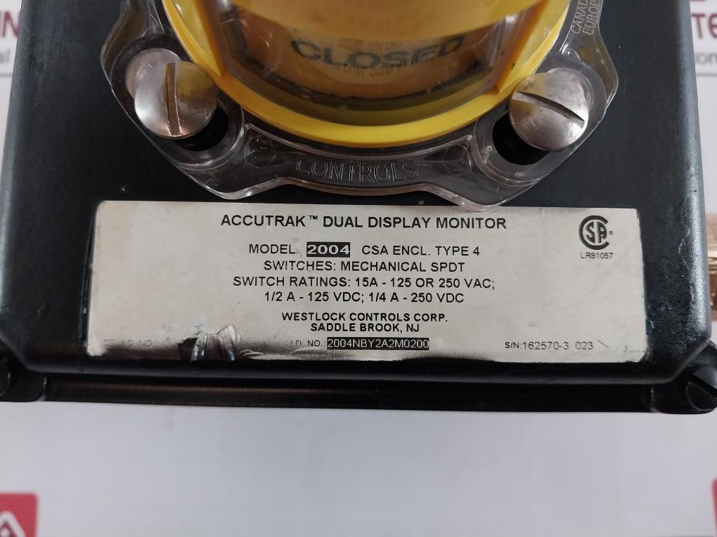 Westlock 2004Nby2A2M0200 Rotary Position Monitor
