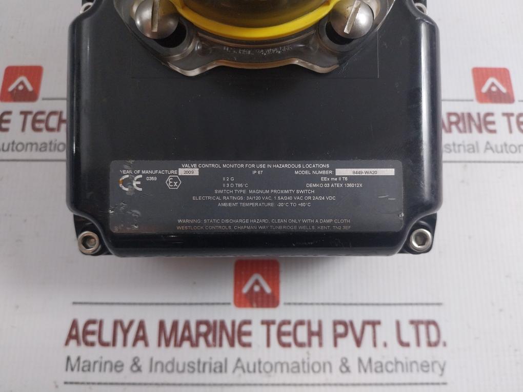 Westlock Controls Valve Control Monitor 8449-wa20
