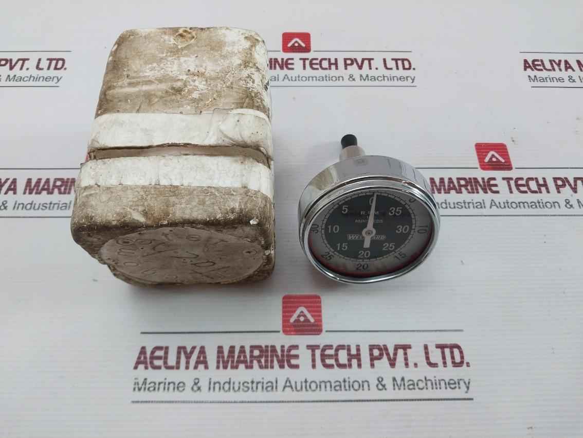 Westward 0 To 35 R.P.M. Analog Dial Tachometer