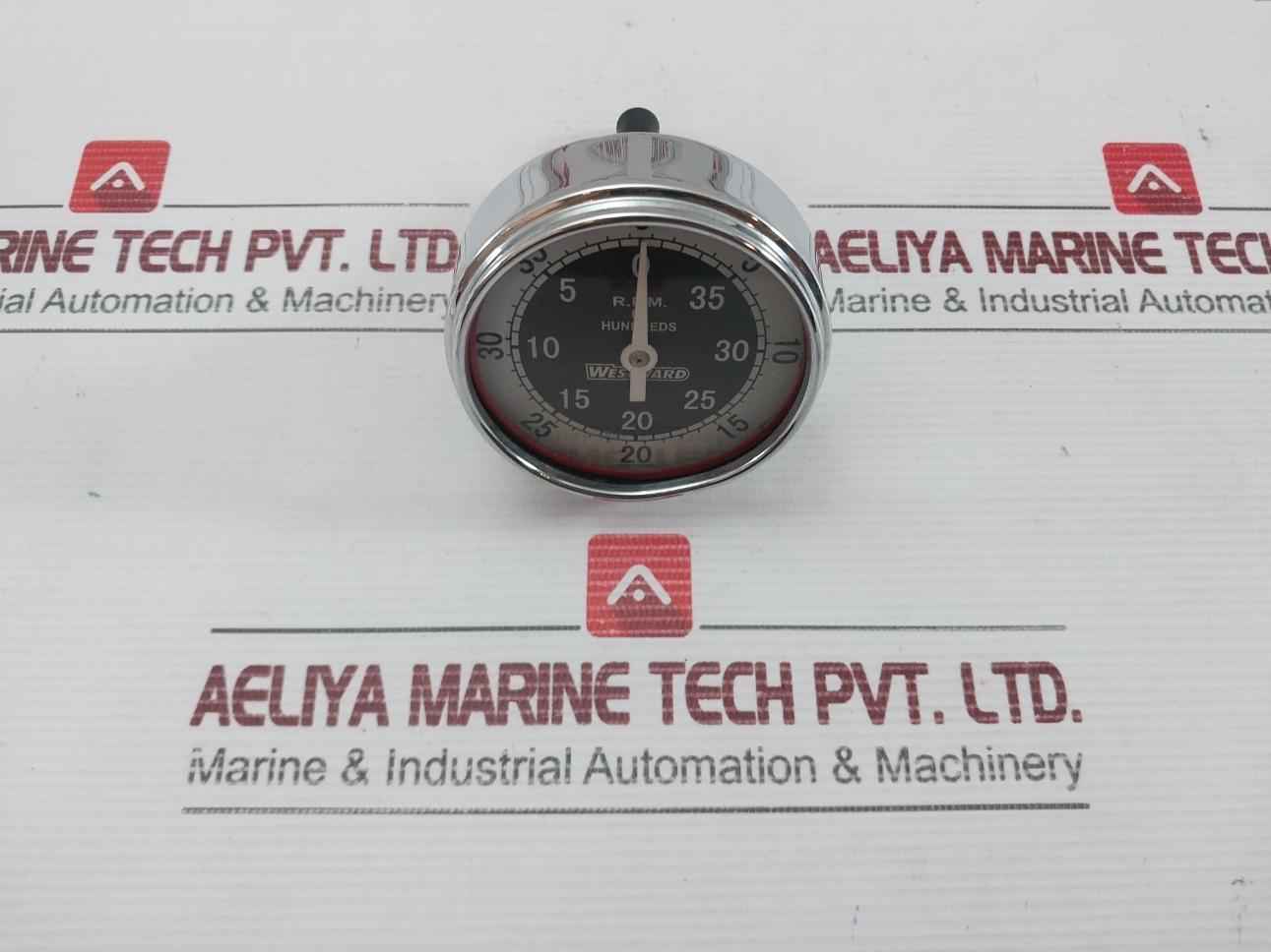 Westward 0 To 35 R.P.M. Analog Dial Tachometer