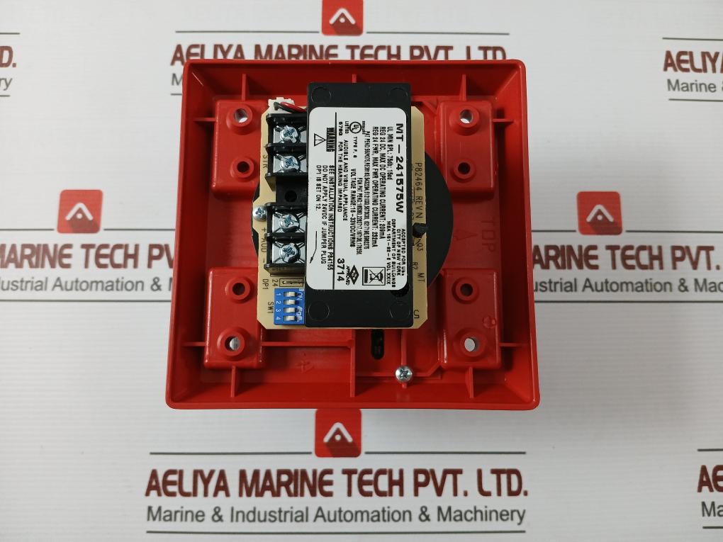 Wheelock Mt-241575W Red Multi-tone Horn Strobe Fire Alarm 24 Vdc