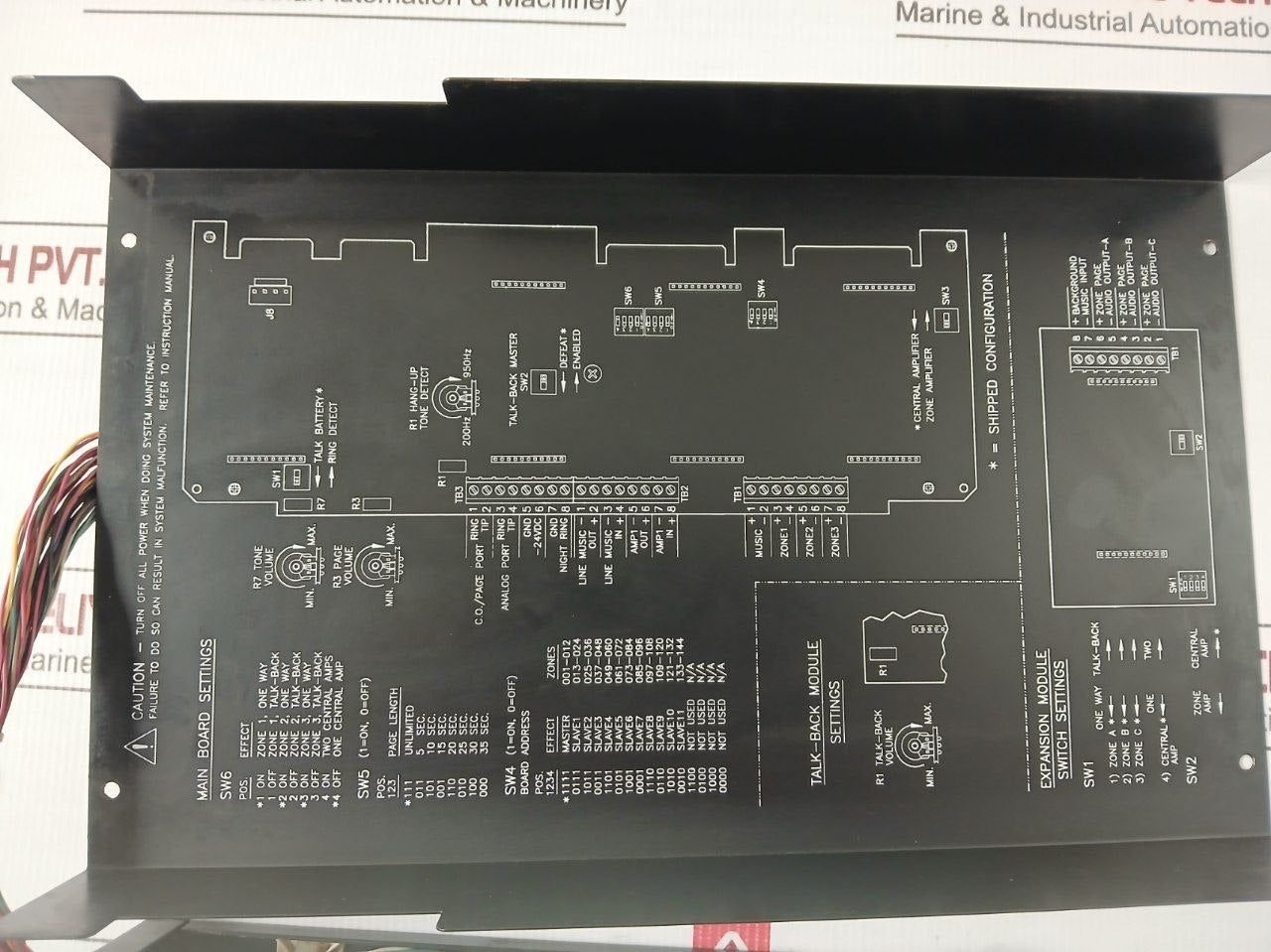 Wheelock Talk-back Control Path Module Mzc-144