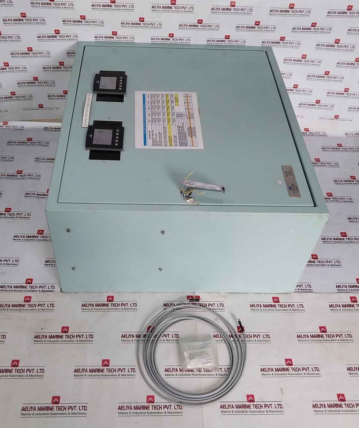 Whessoe 01761-12-2100 Cargo Tank Float Gauge Plc W/ Cabinet Rev A 100-240v Ac