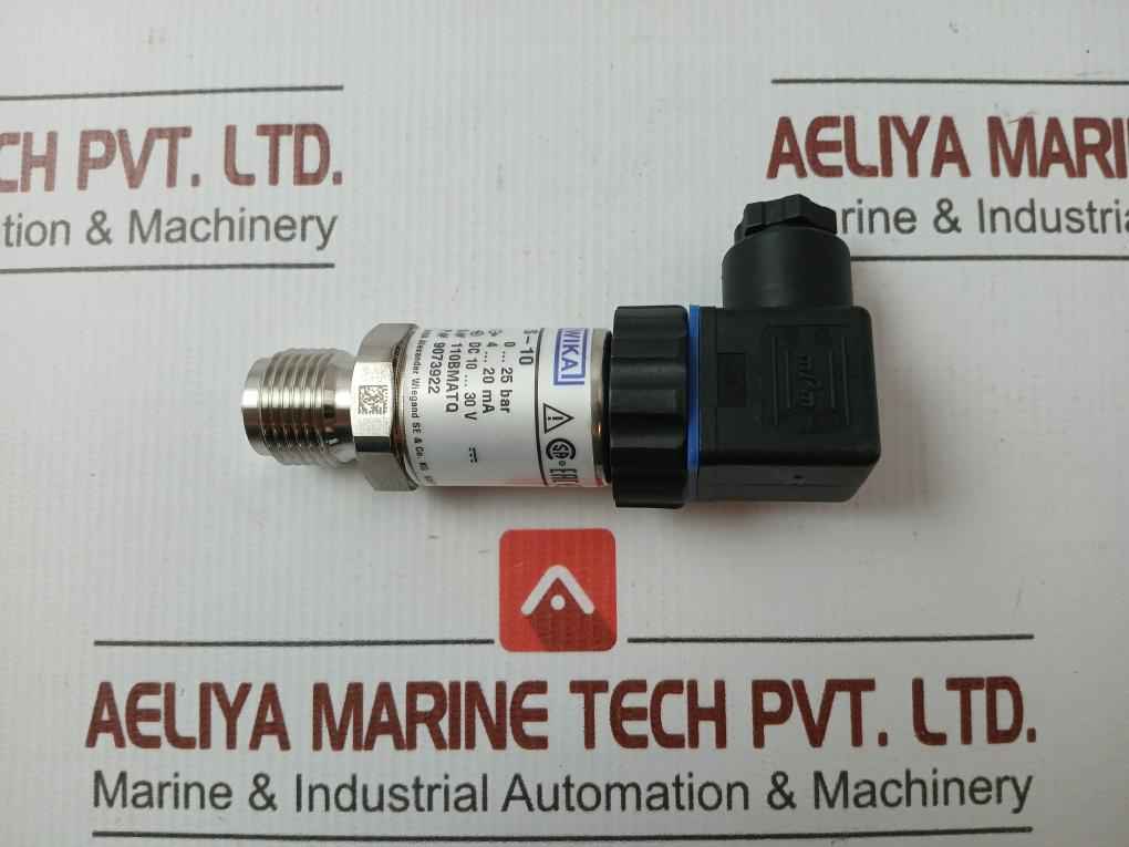 Wika 0..25 Bar 4..20 Ma Pressure Transmitter S-10 9073922