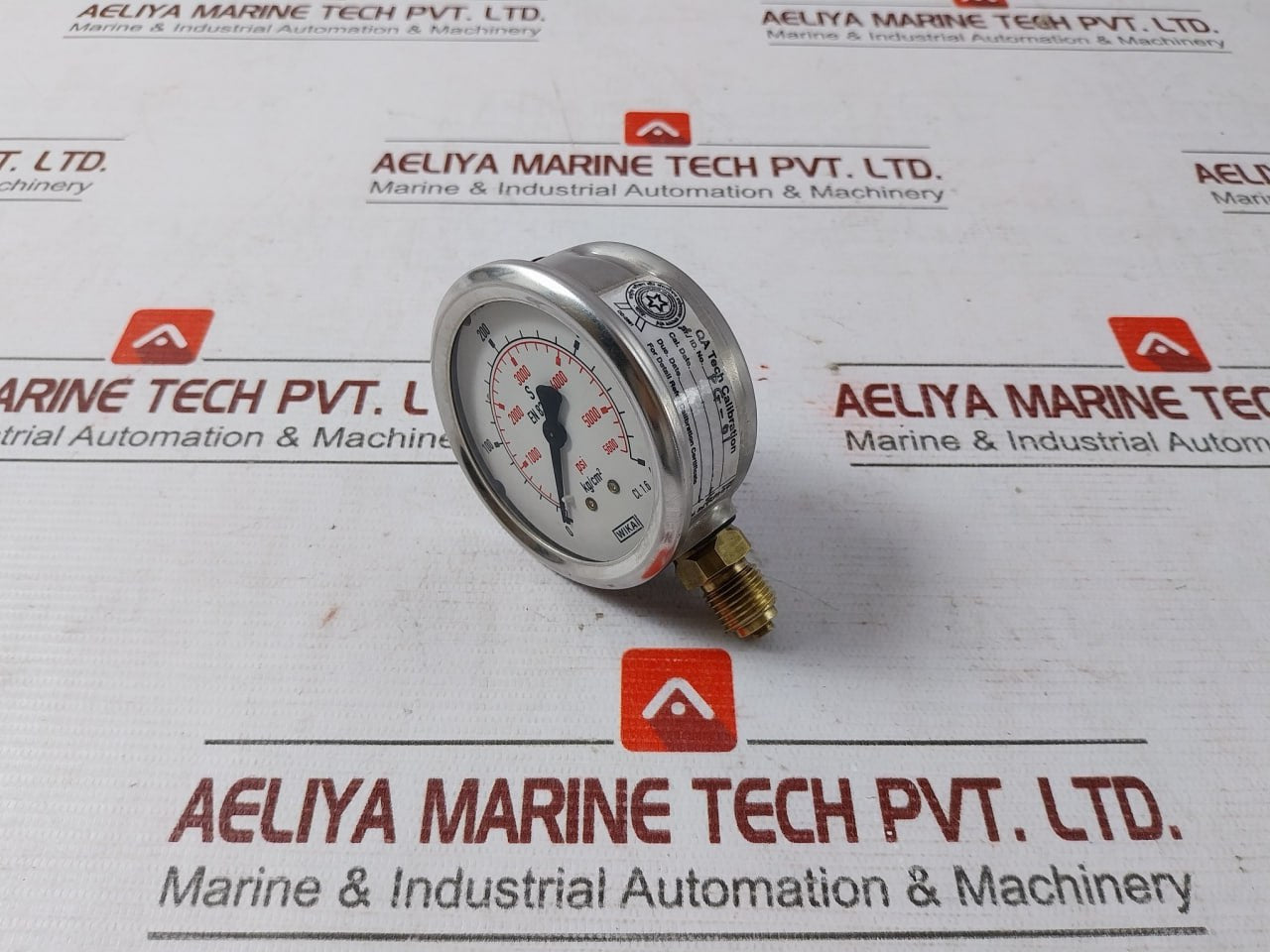 Wika 213.53.63 Pressure Gauge 0-400 Kg/Cm2