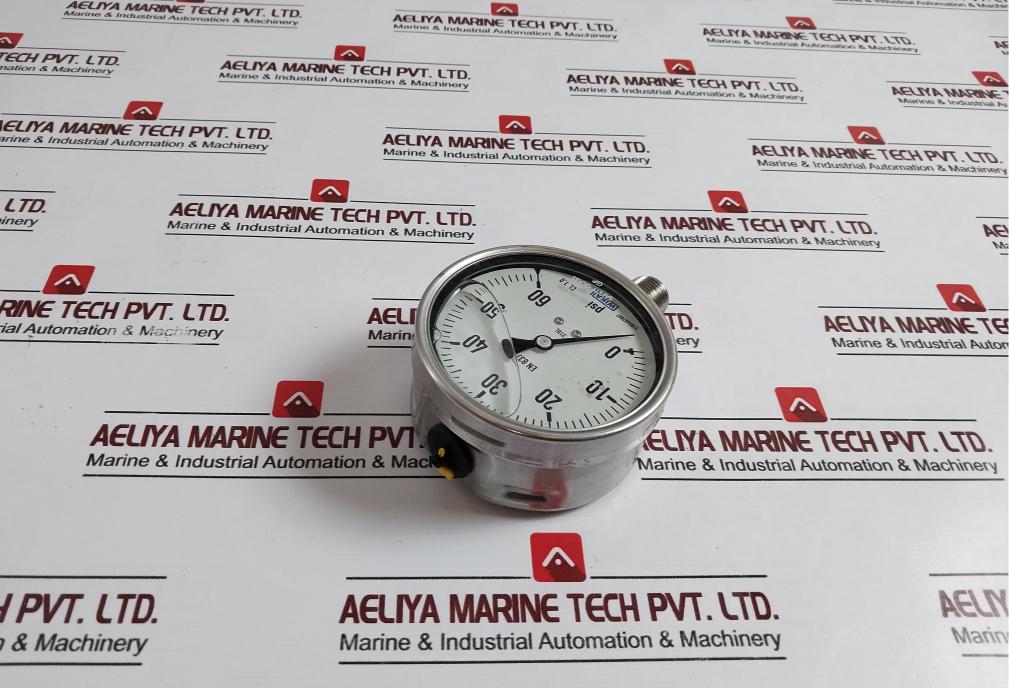 Wika 233.50.100 Bourdon Tube Pressure Gauge 0 To 60 Psi 1105467687