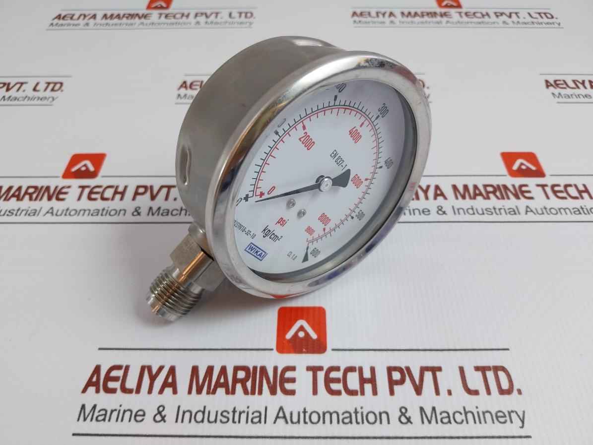 Wika Bourdon Tube Pressure Gauge 600 Kg/Cm2 & Psi 232.53.100
