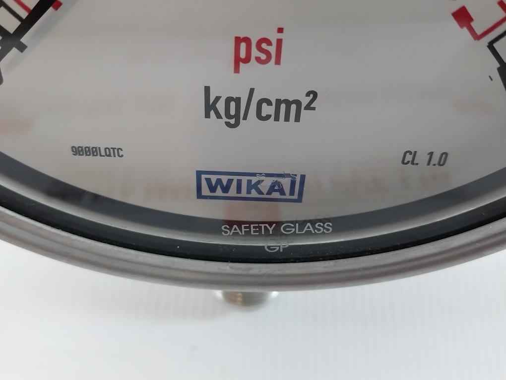 Wika En 837-1 Pressure Gauge 28 Kg/Cm2 & Psi Part No: 232.50.160