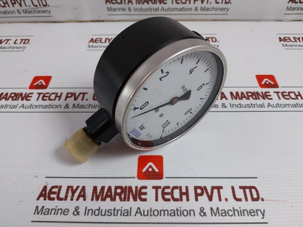 Wika Pressure Gauge 0 To 10 Bar Part No En 837-1