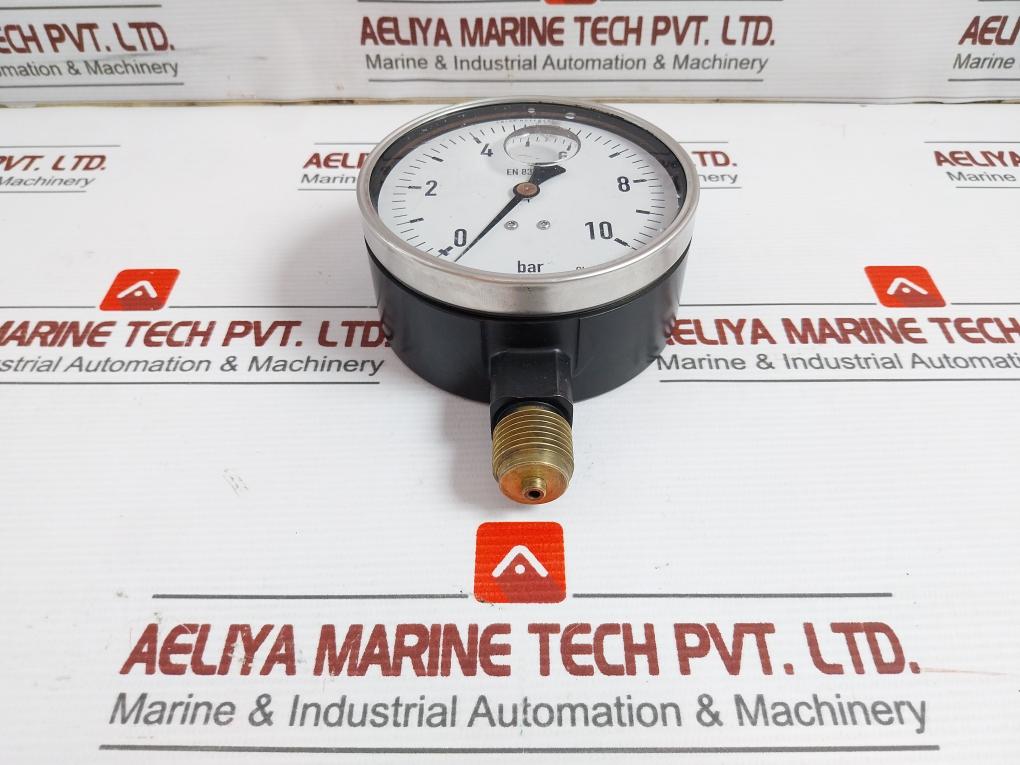 Wika Pressure Gauge 0 To 10 Bar Part No En 837-1
