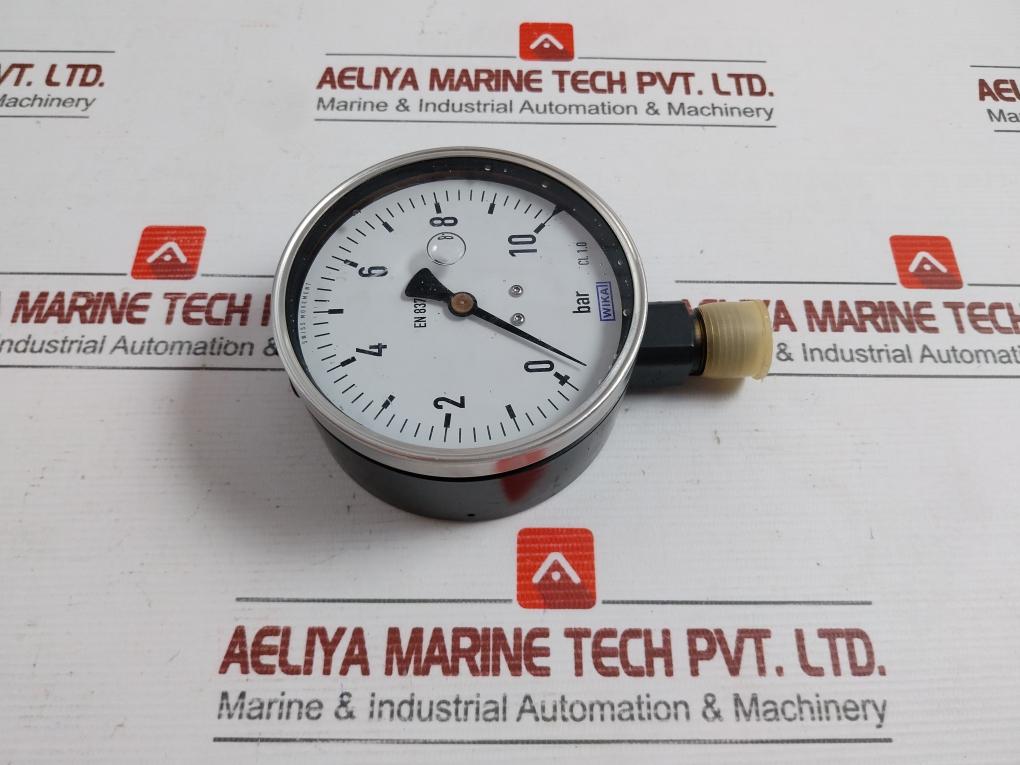 Wika Pressure Gauge 0 To 10 Bar Part No En 837-1