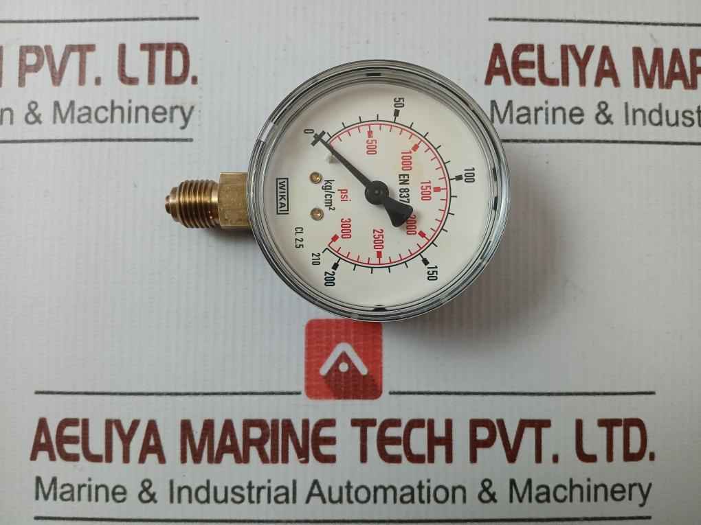 Wika Pressure Gauge 210 Kg/Cm2 & 3000 Psi 111.10.63