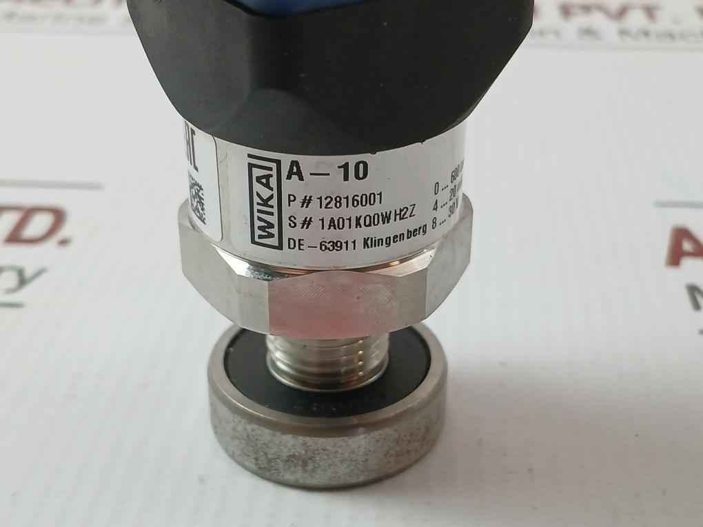 Wika Pressure Sensor Transmitter Power Supply 12816001, 8…30 V ---/25 Ma