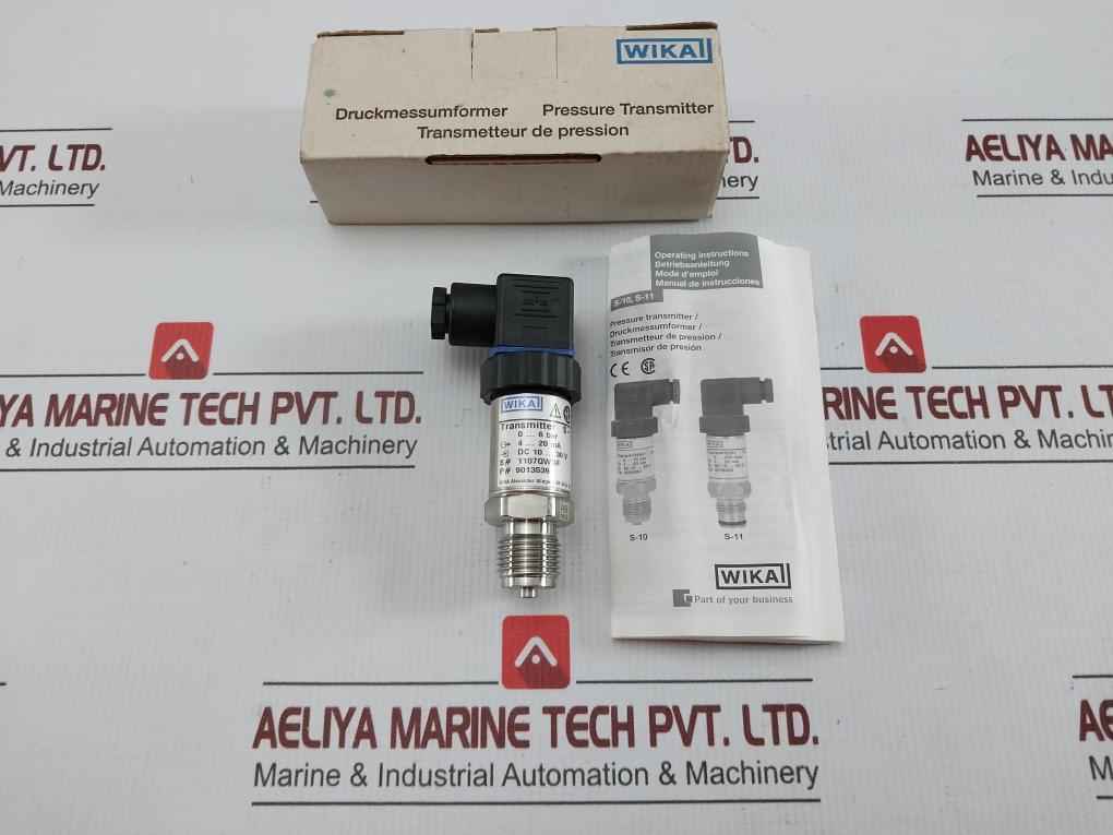 Wika Pressure Transmitter 0-6 Bar S-10