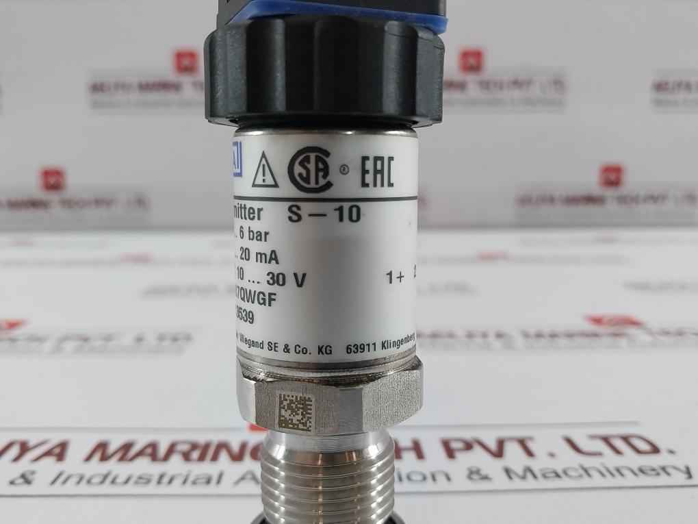 Wika Pressure Transmitter 0-6 Bar S-10