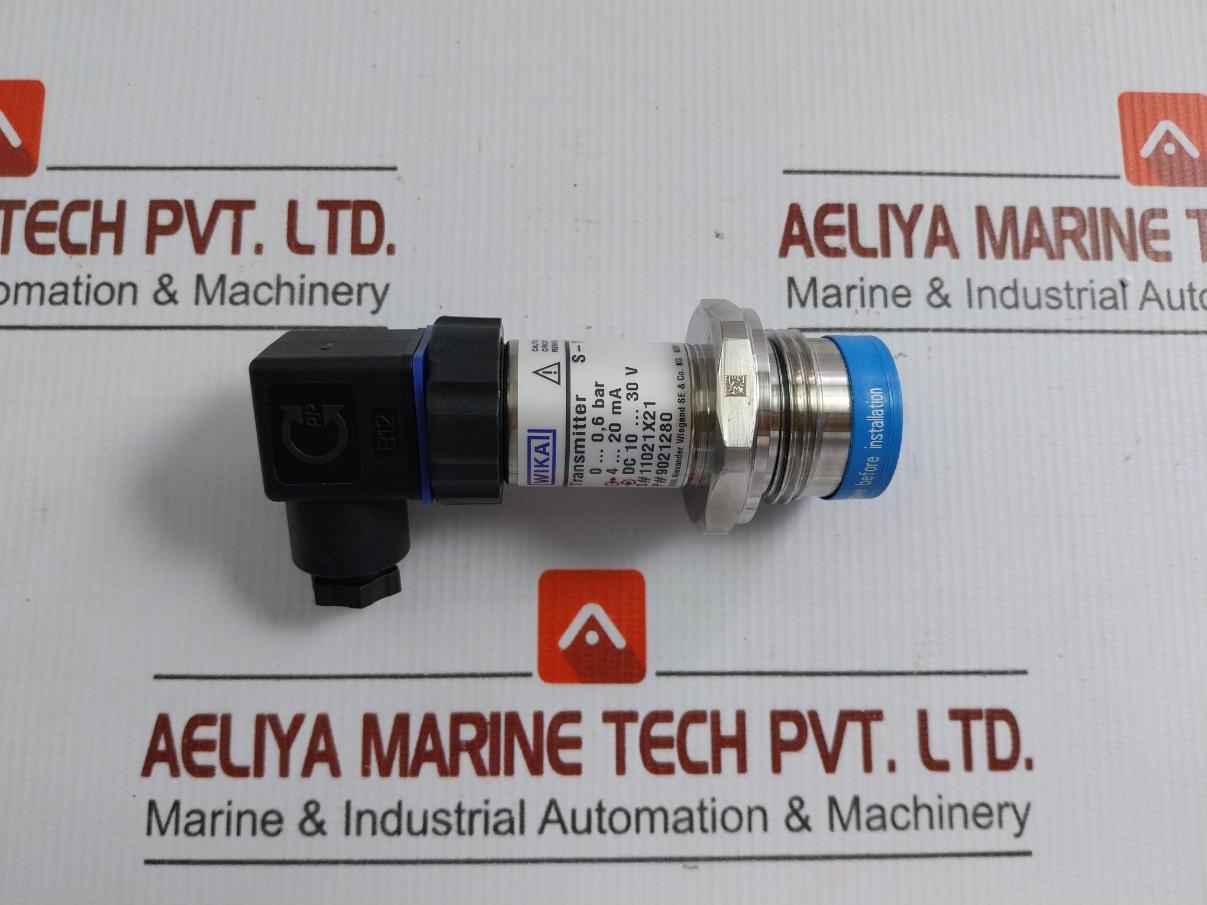 Wika Pressure Transmitter 4-20 Ma 0 To 0,6 Bar S-11