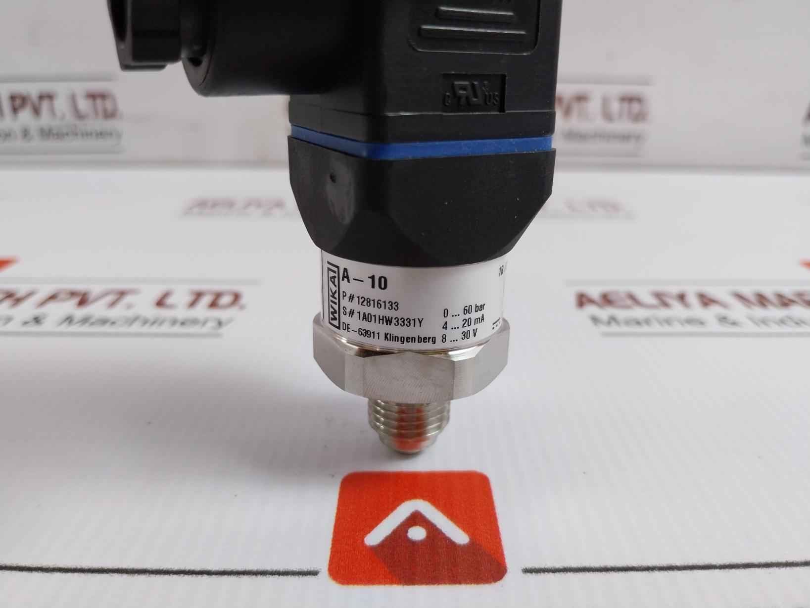Wika Pressure Transmitter 4..20 Ma 8..30 V Dc / 25 Ma 12816133 A-10