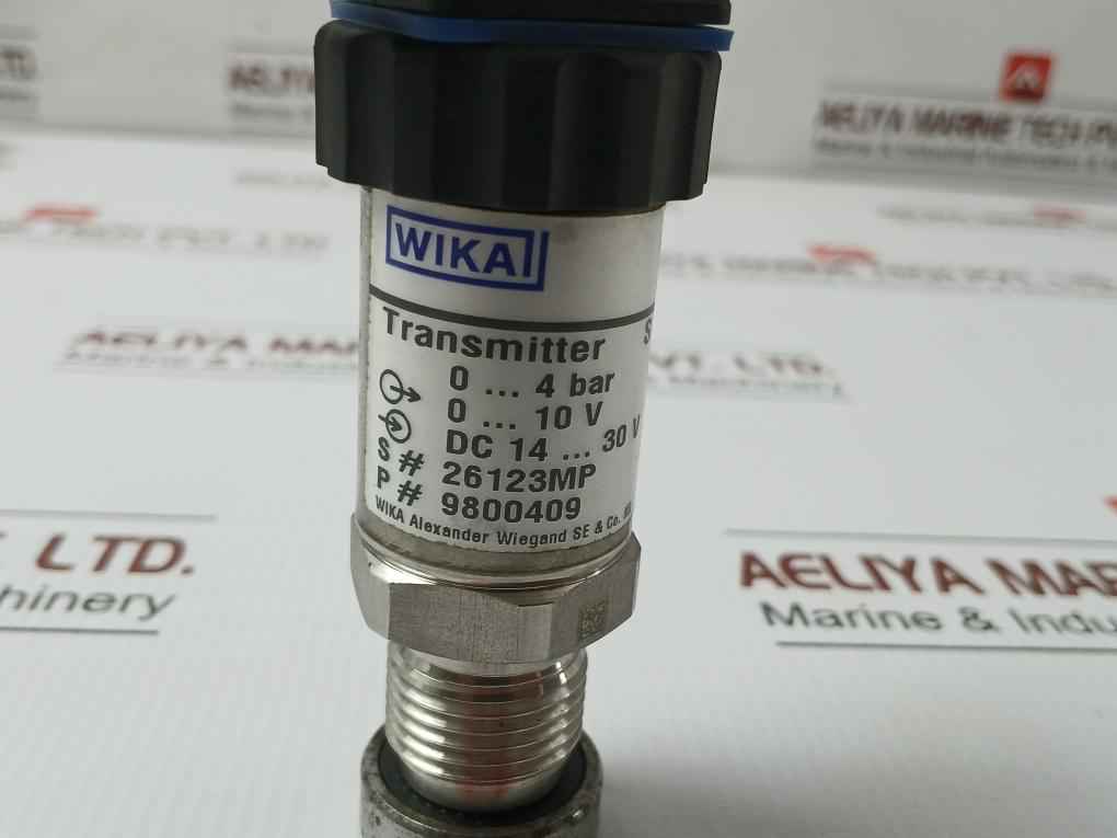 Wika Pressure Transmitter 9800409, 0..4 Bar