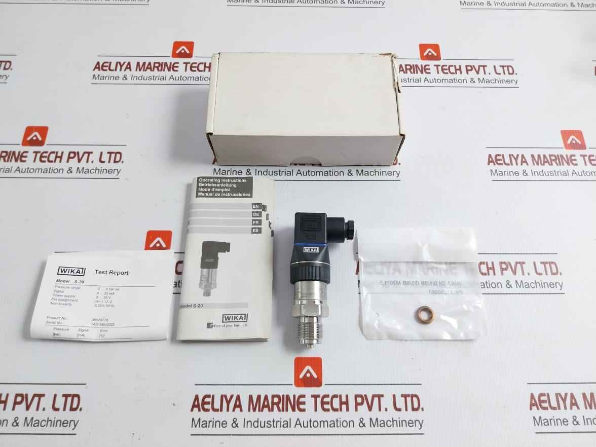 Wika Pressure Transmitter Power Supply - 8-35 V Max. 25 Ma 36529778