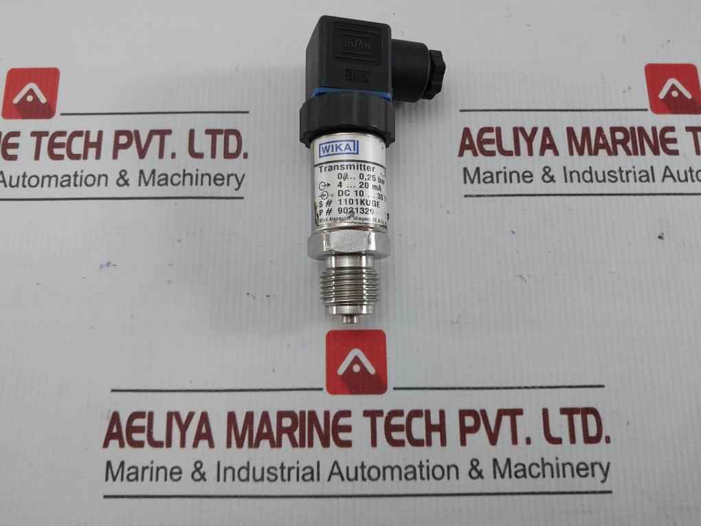 Wika S-10 25 Bar 4–20 Ma Pressure Transmitter 9021329 Dc 10–30 V