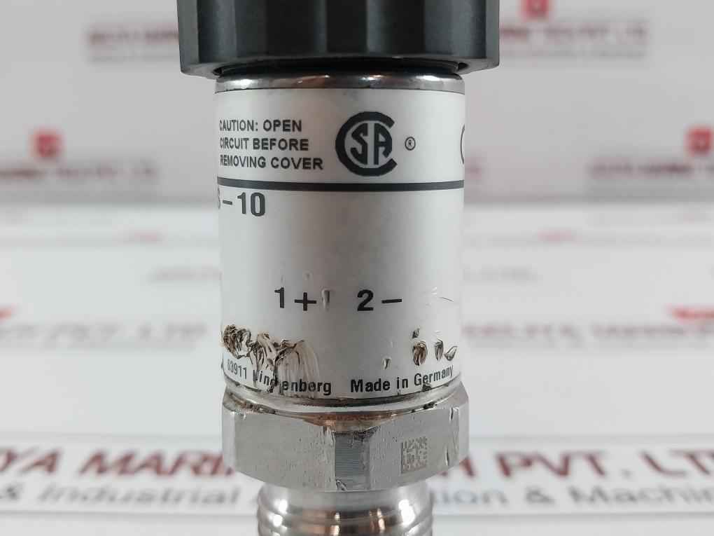 Wika S-10 25 Bar 4–20 Ma Pressure Transmitter 9021329 Dc 10–30 V