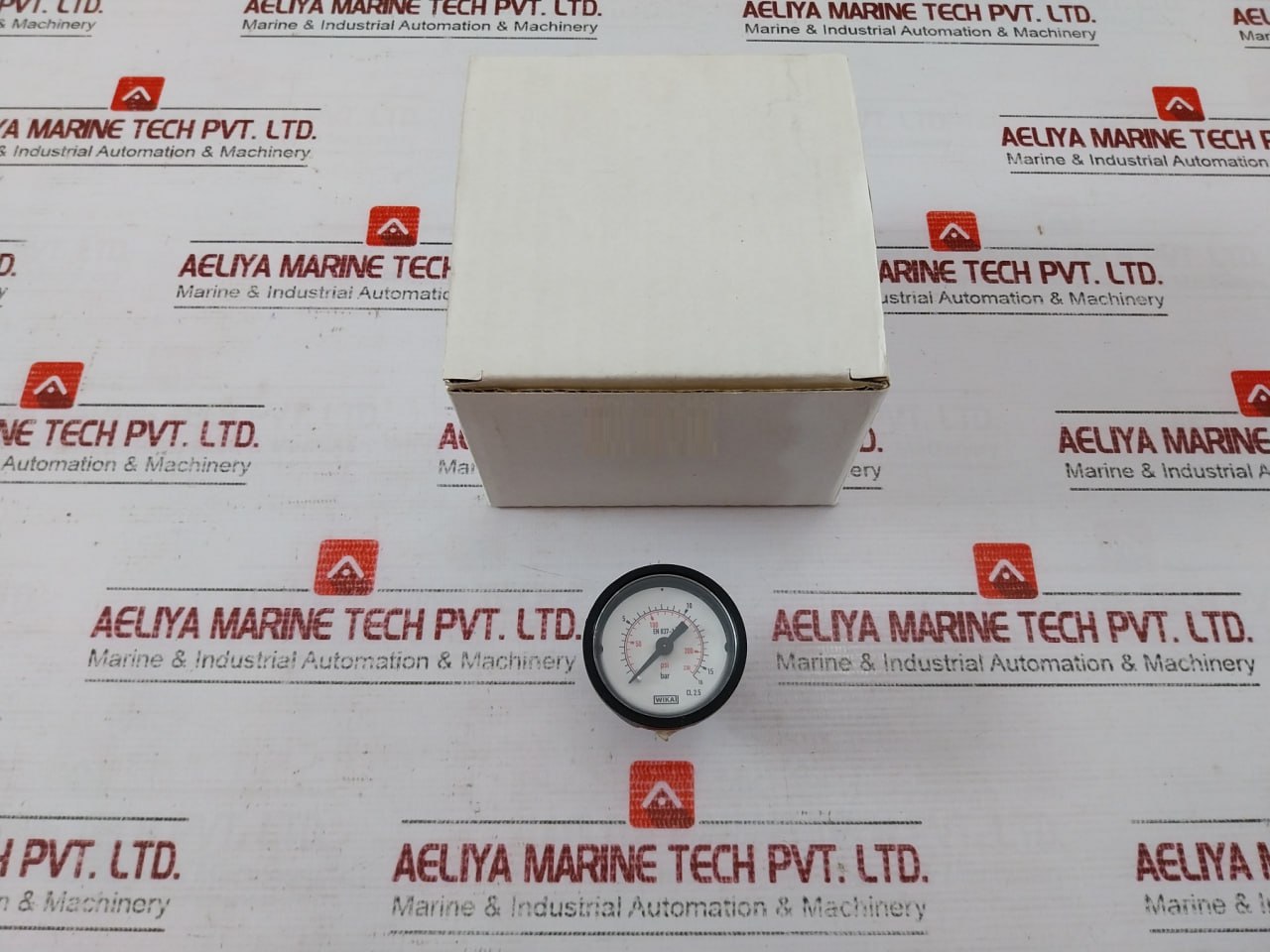 Wika En 837-1 Pressure Gauge 0-230 Psi 0-16 Bar