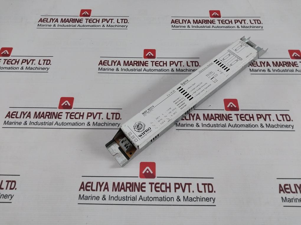 Wipro Wbf 90314 Electronic Ballast 3 X 14 W 150-270V 50Hz 0.22A