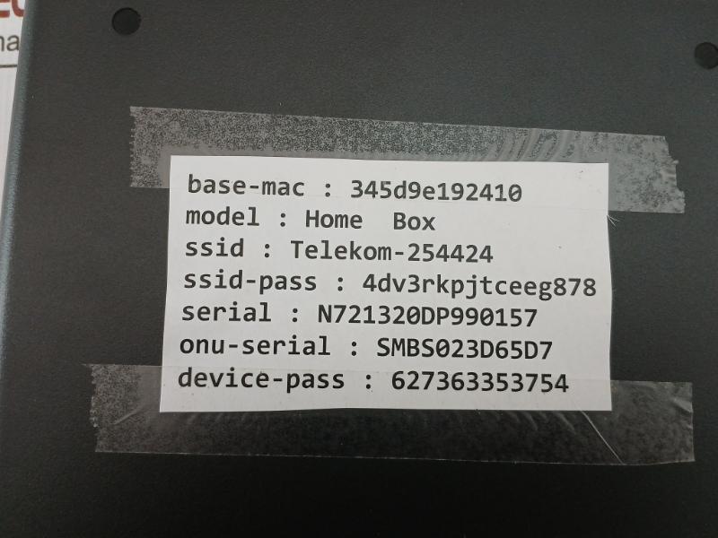 Wireless Home Gateway Router With Adapter F@St 5670V2 Sagemcom 200-240V 50/60Hz