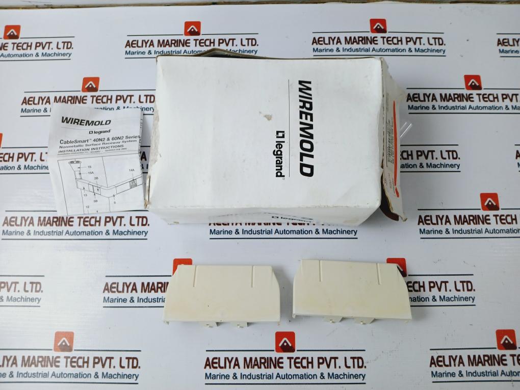 Lot of 10X Wiremold 40n2f20wh Non-Metallic End Fitting 40N White