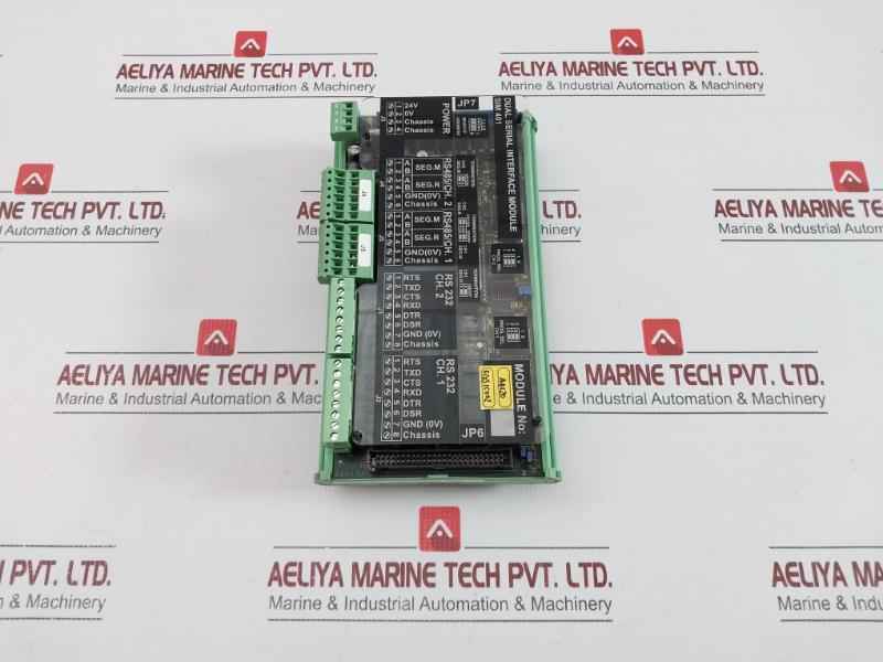 With Used Condition Dual Serial Interface Module Lyngso Marine 962.002.300/04-b