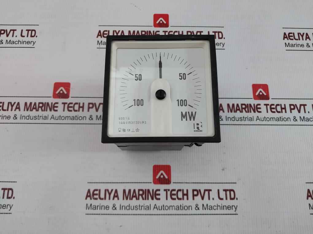 Wl96 Center-zero Analog Power Meter Rishabh Instruments