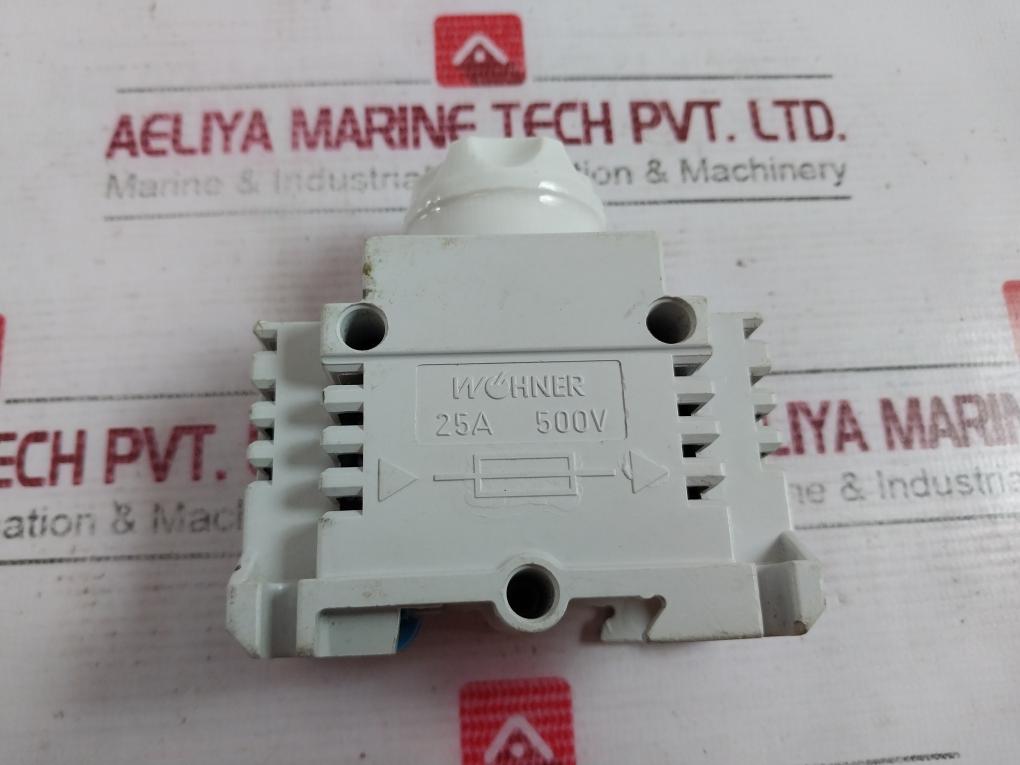 Lot of 2X WOHNER Fuse Holder 25A 500V 0.5-6A