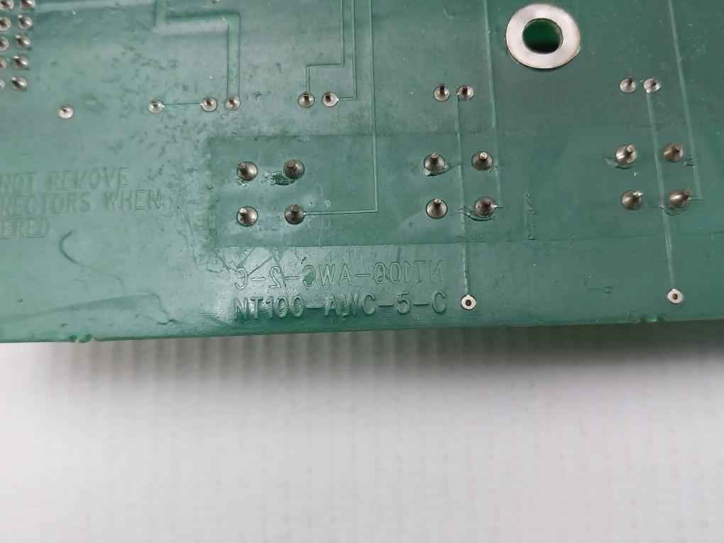 Wormald Nt100-awc-1-c Printed Circuit Display Board Used