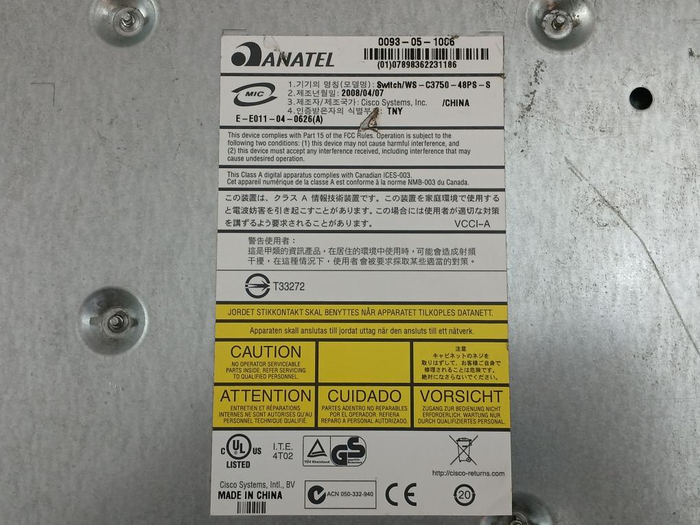 Ws-c3750-48Ps-s-48-port-Fast-Ethernet-Power-Over-Switch-100-240V-50-60Hz-Cisco-210109-14