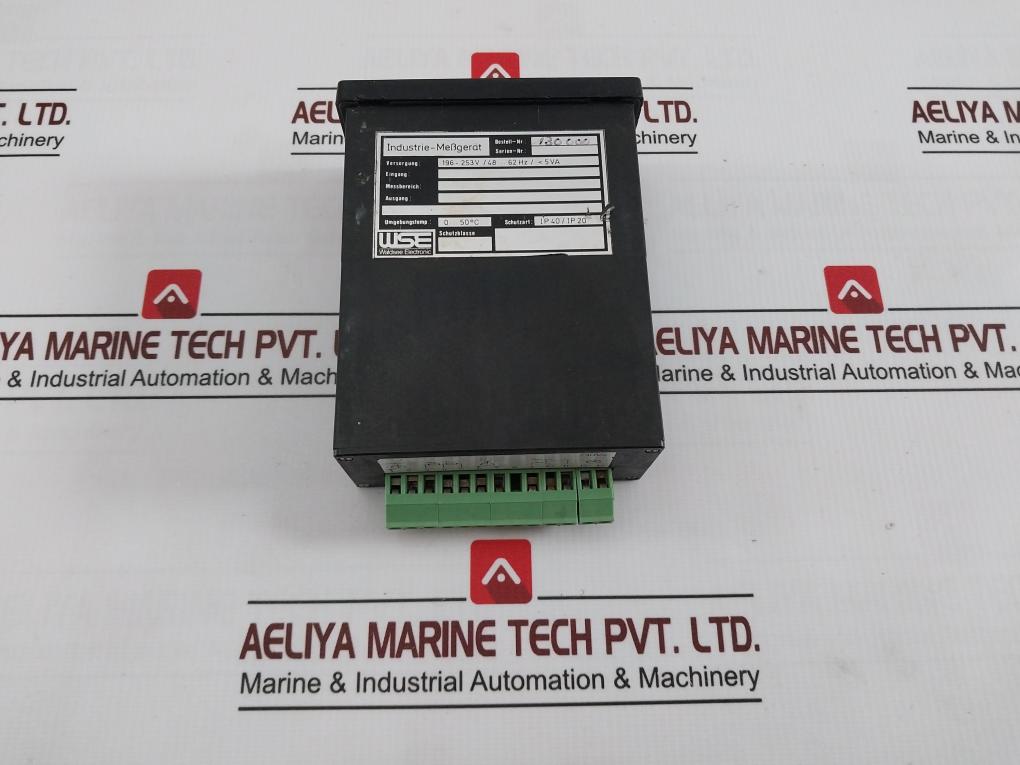 Wse 130000 Industrial Measuring Device 196-253V/48-62Hz 0…50°C 230Vac Ip40/Ip20
