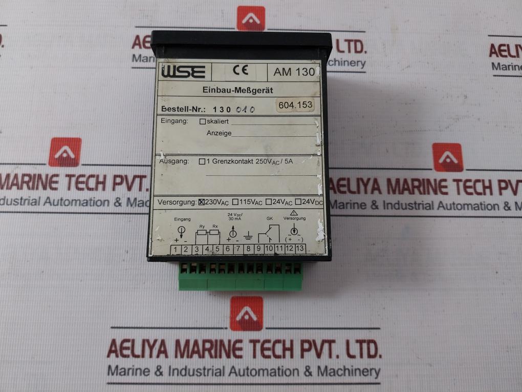 Wse Am 130 Build-in Measuring Device 130 010 604.153 230Vac 24V Dc/30 Ma