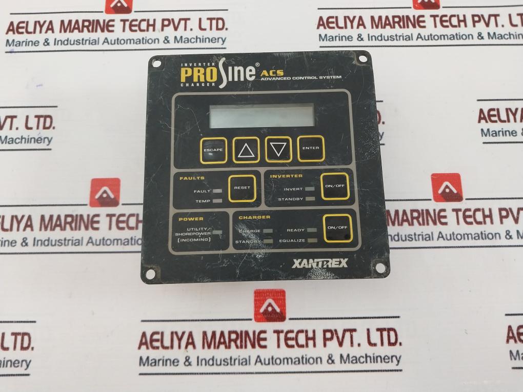 Xantrex Prosine Remote Display Inverter Charger Panel