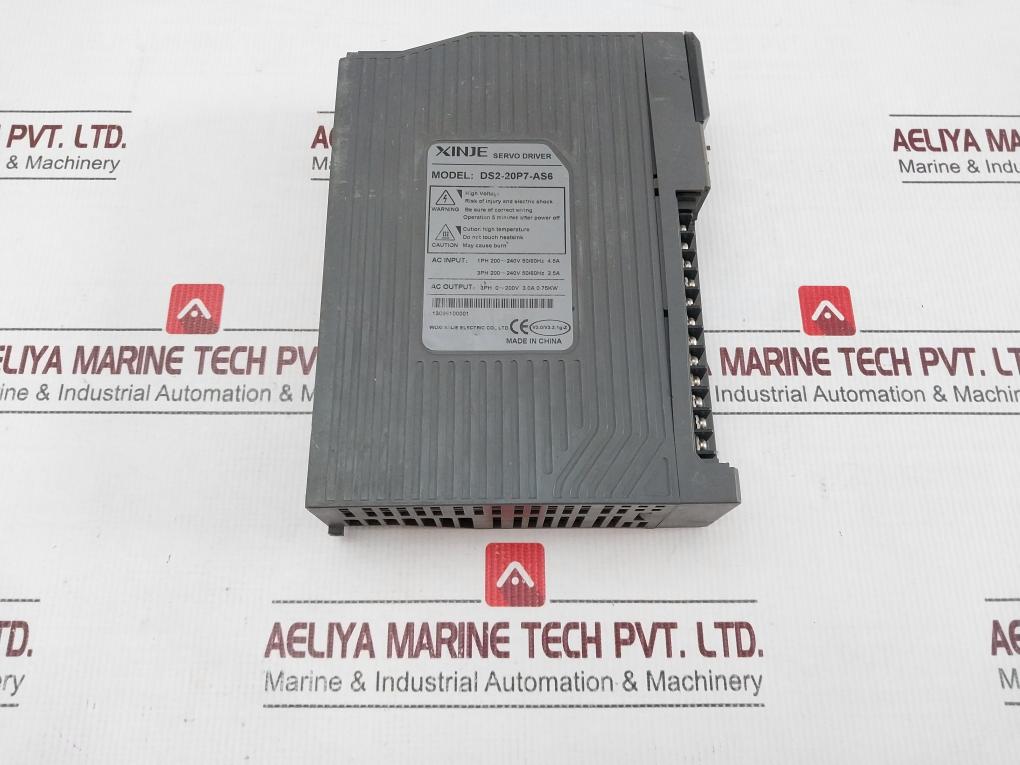 Xinje Ds2-20P7-as6 Servo Driver 3Ph 200-240V 50/60Hz 2.5A