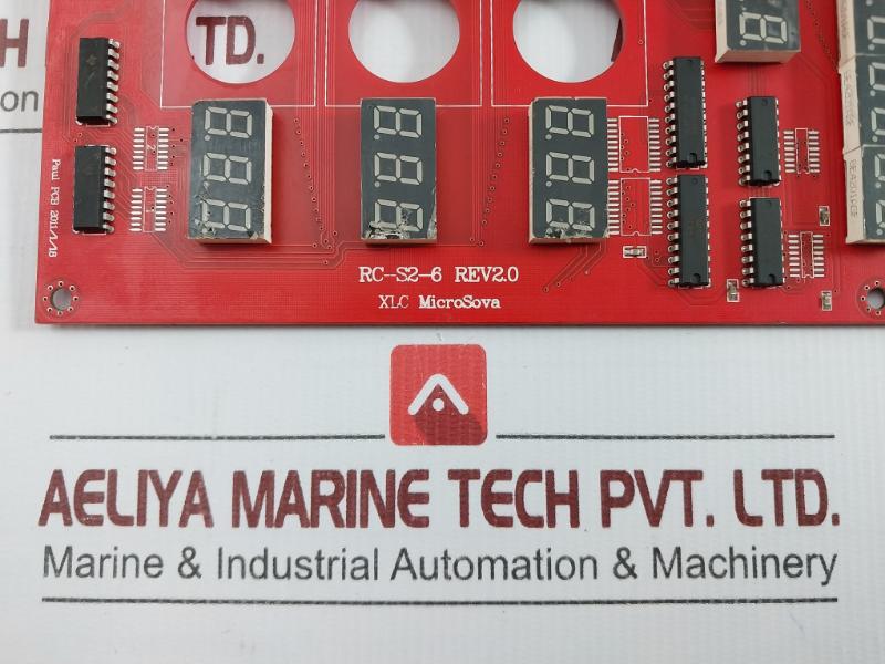 Xlc Microsova Numeric Display Interface Board Rc-s2-6