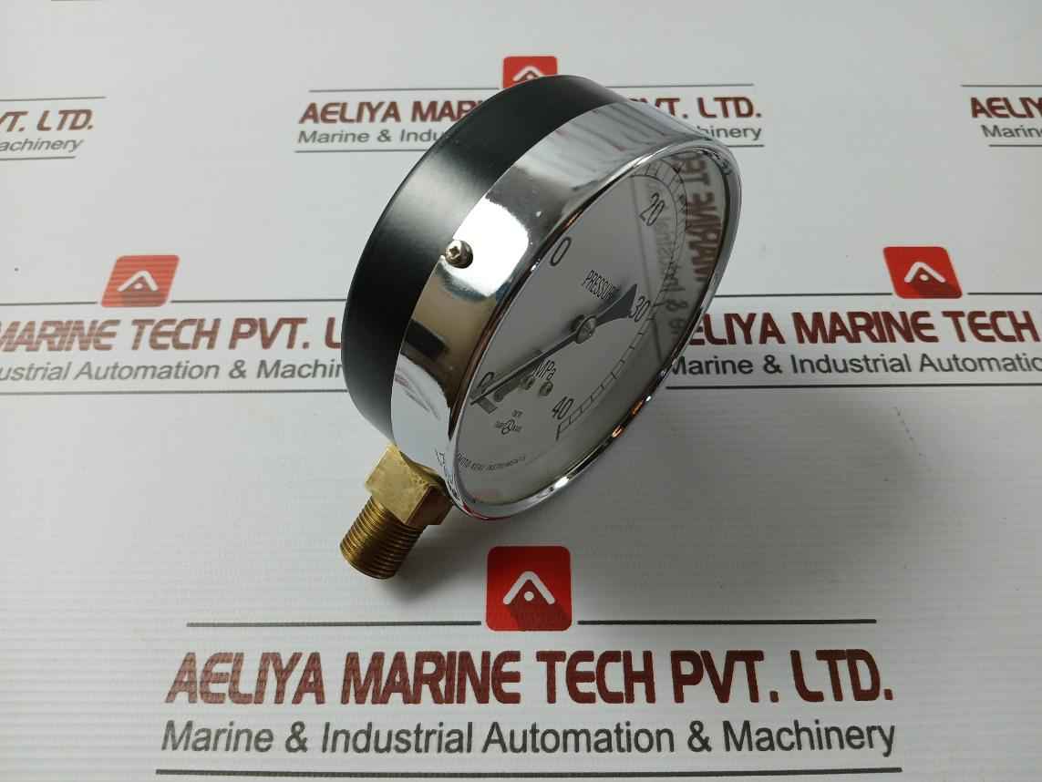 Yamamoto Keiki Bv Pressure Gauge 0-40 Mpa Class 1.6