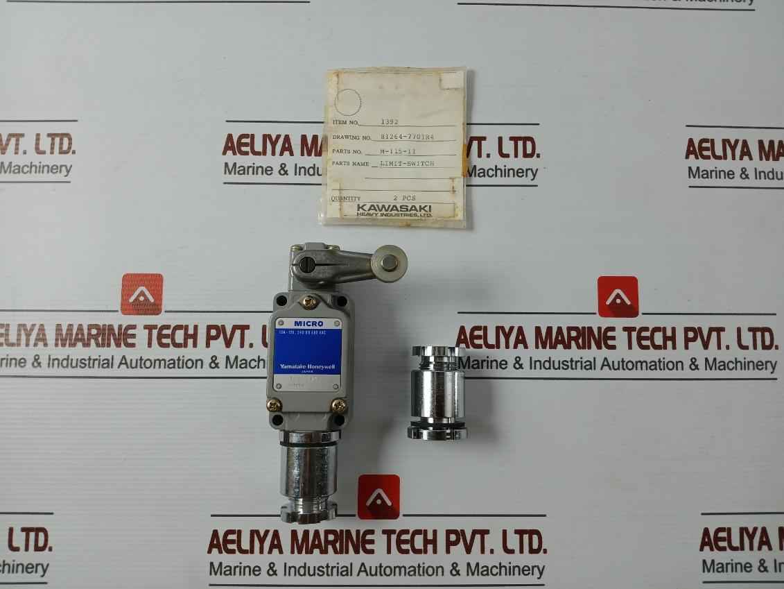 Yamatake-honeywell 1Ls-j94 Compact Limit Switch M-115-11 10A 120/240/480 Vac