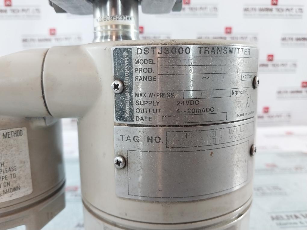 Yamatake-honeywell Dstj3000 Pressure Transmitter Jtd235-a1Q-00000-x-xx Type D4