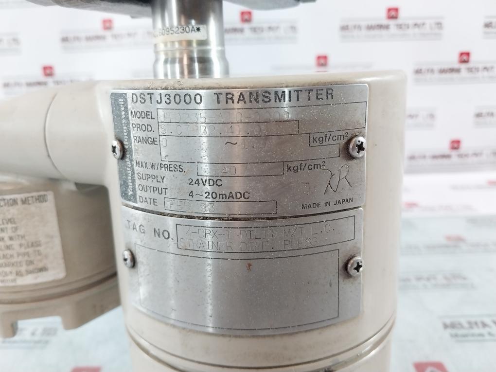 Yamatake-honeywell Dstj3000 Pressure Transmitter Jtd235-a1Q-00000-x-xx Type D4